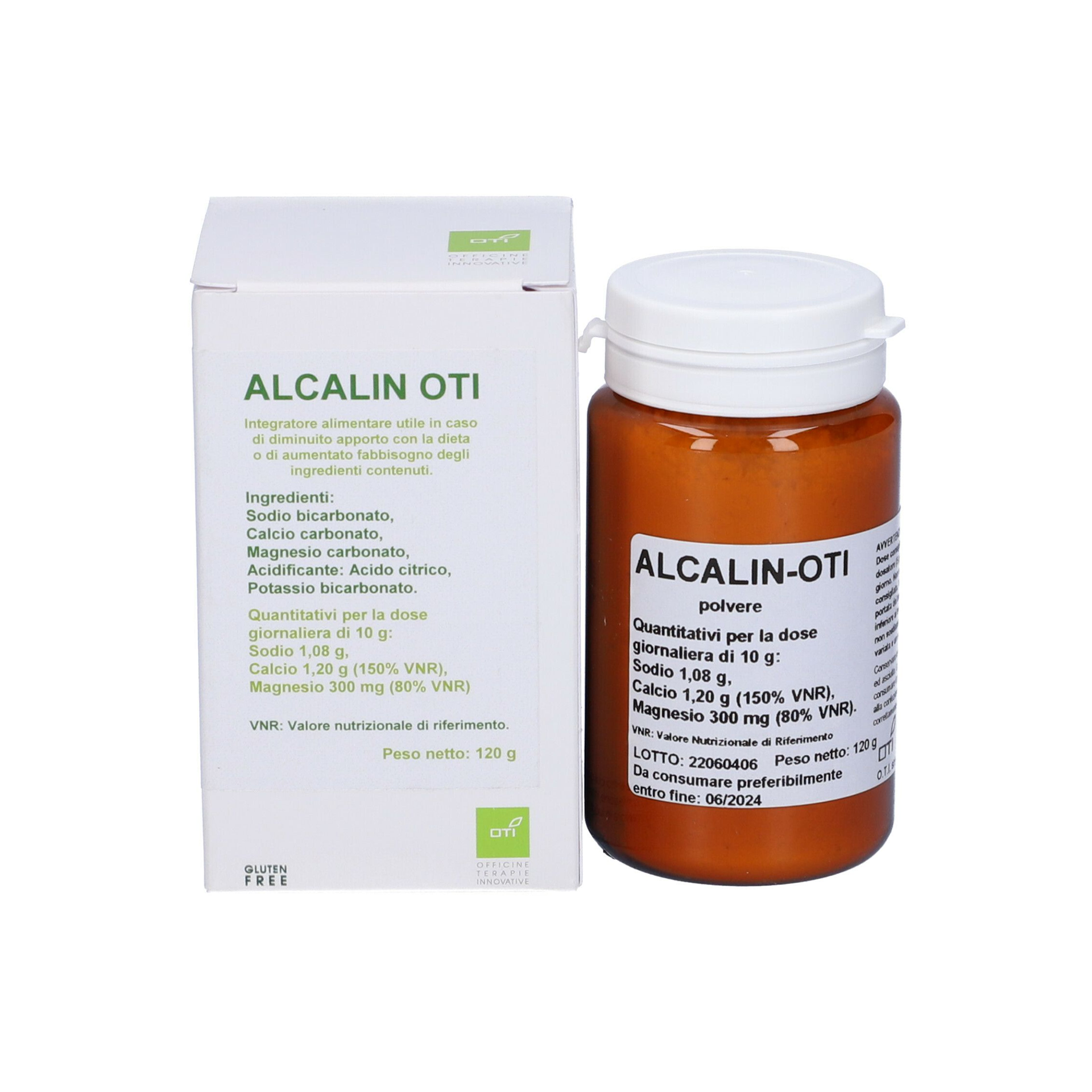 Alcalin Oti Polvere 120 Grammi