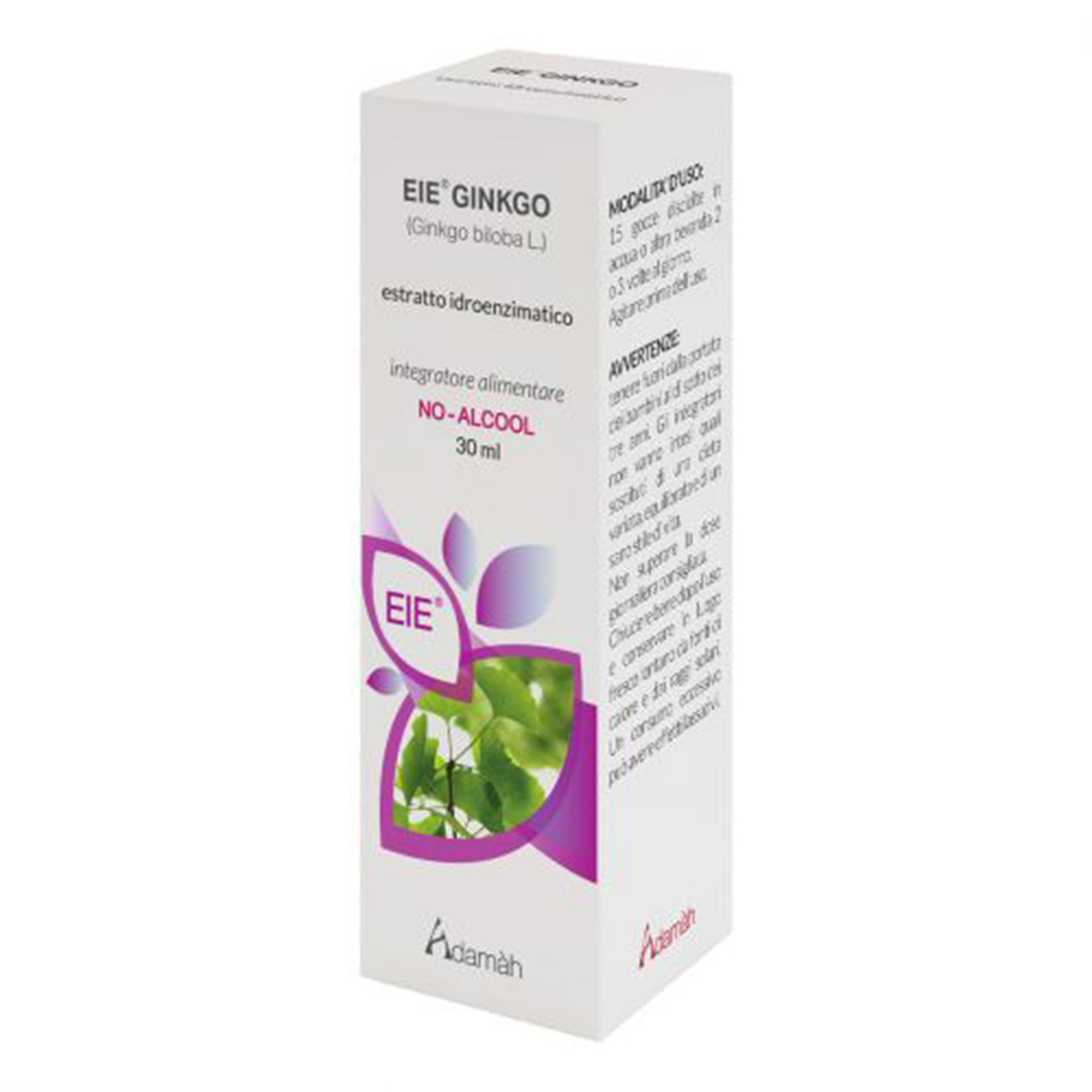 Adamah Eie Ginkgo Estratto Idroenzimatico Gocce 30ml