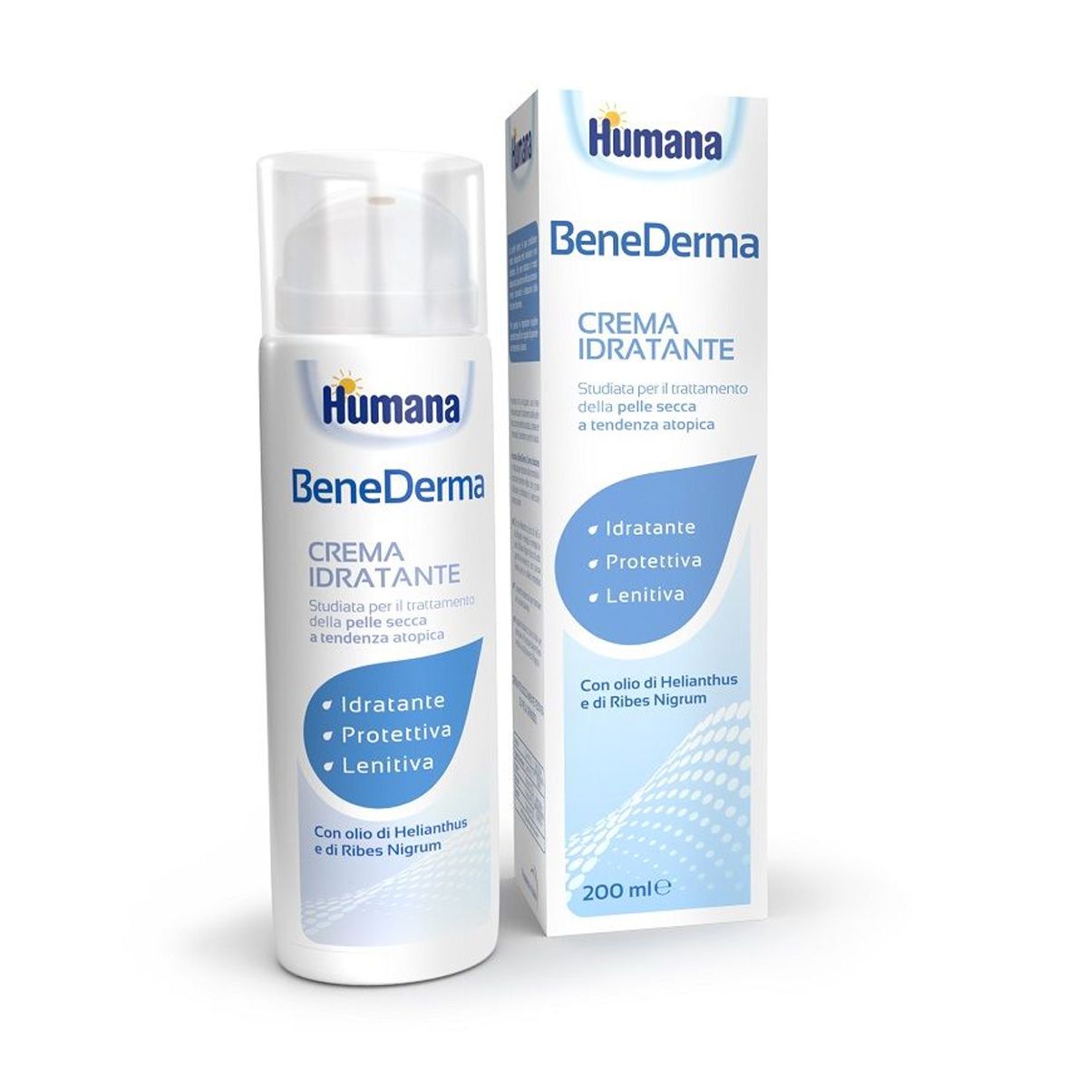 Humana Benederma Crema idratazione 200ml