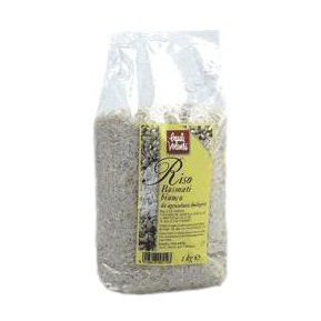 Riso Basmati Bianco Leggermente Profumato Alimenti Da Coltivazioni Biologiche 1kg