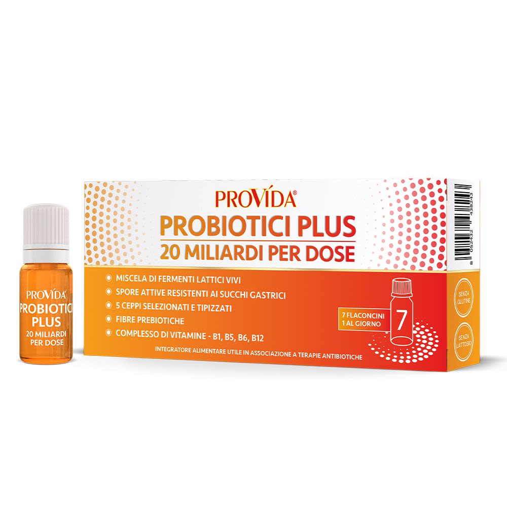 983303544 - Provida Probiotici Plus 20 miliardi Integratore Fermenti Lattici 7 flaconcini 8ml - 4739565_1.jpg