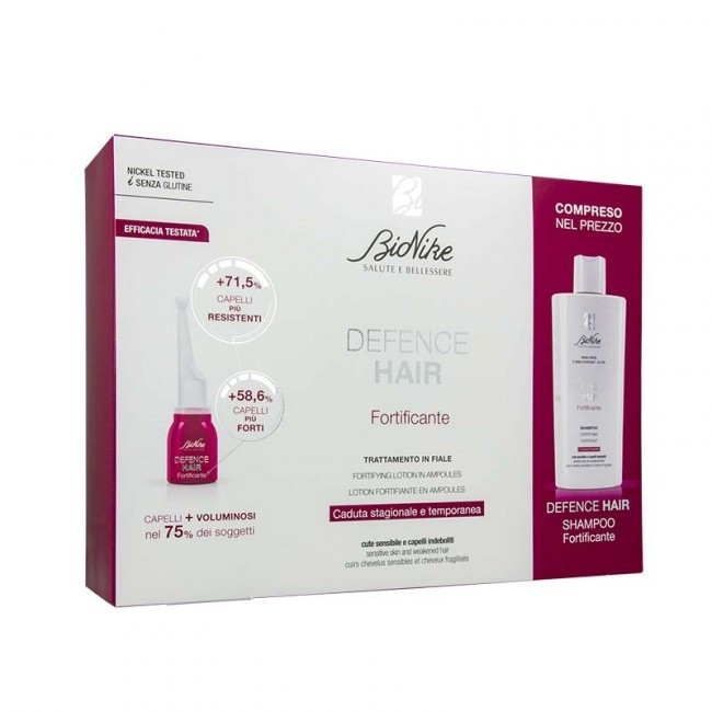 Bionike Defence Hair Bi-pack Ridensificante 21 Fiale+Shampoo 200ml