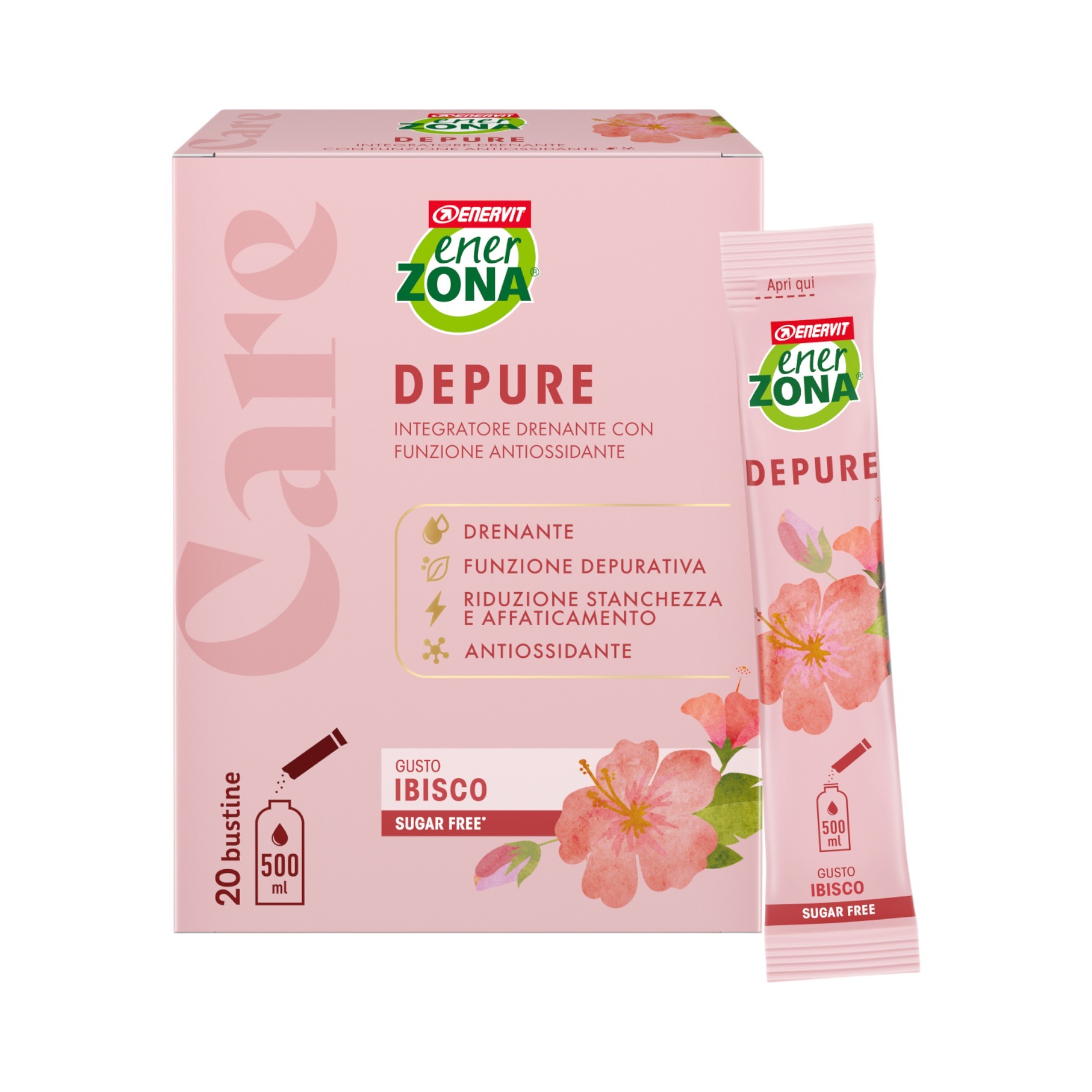 image - 989662919 - ENERZONA CARE DEPURE IBISCO 20 BUSTINE - 4803309_1.jpg