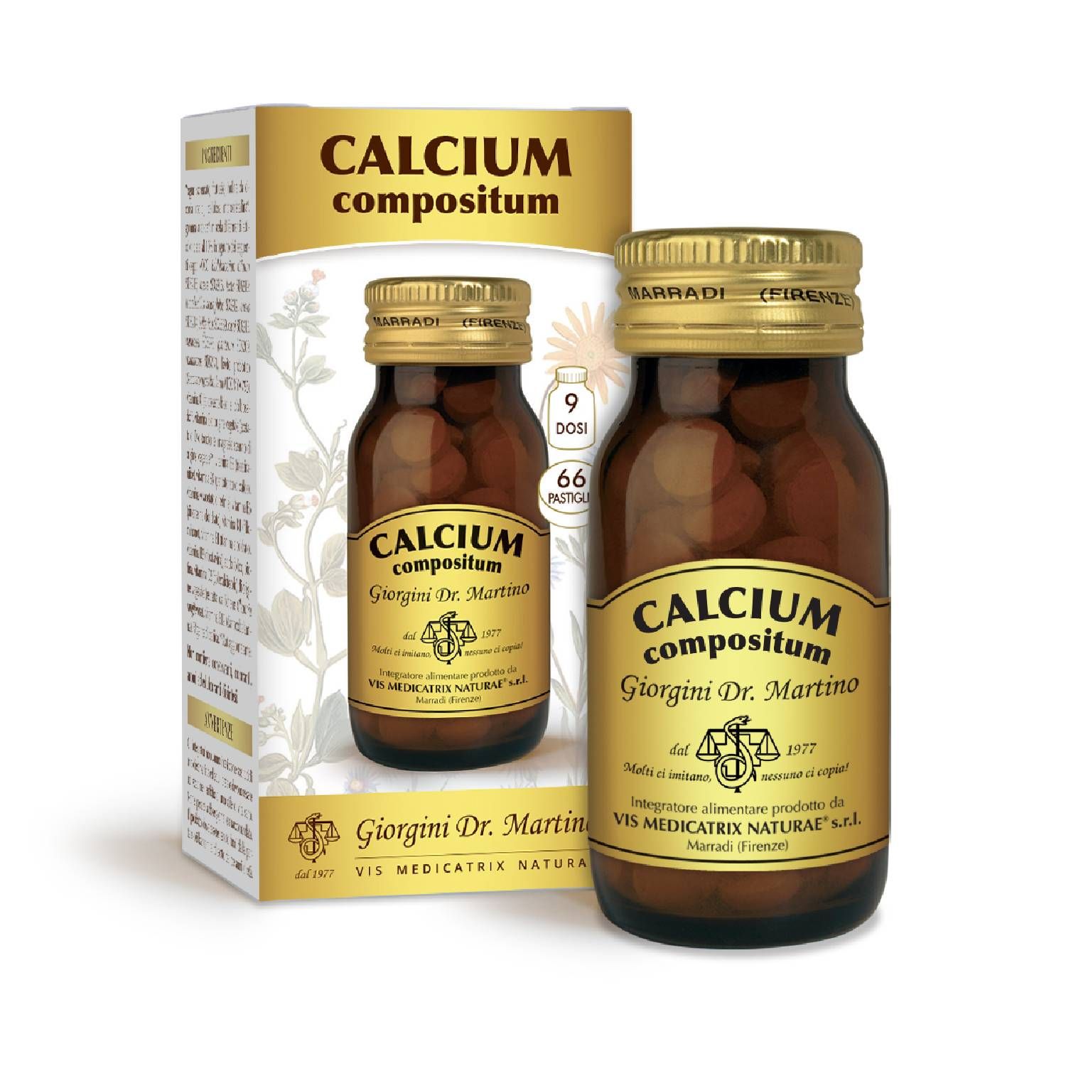 Dr. Giorgini Calcium Compositum Integratore 66 Pastiglie