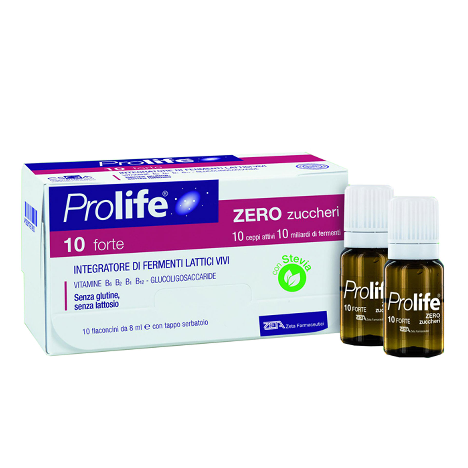 Prolife 10 Forte Zero Zuccheri 10 Flaconcini 8ml