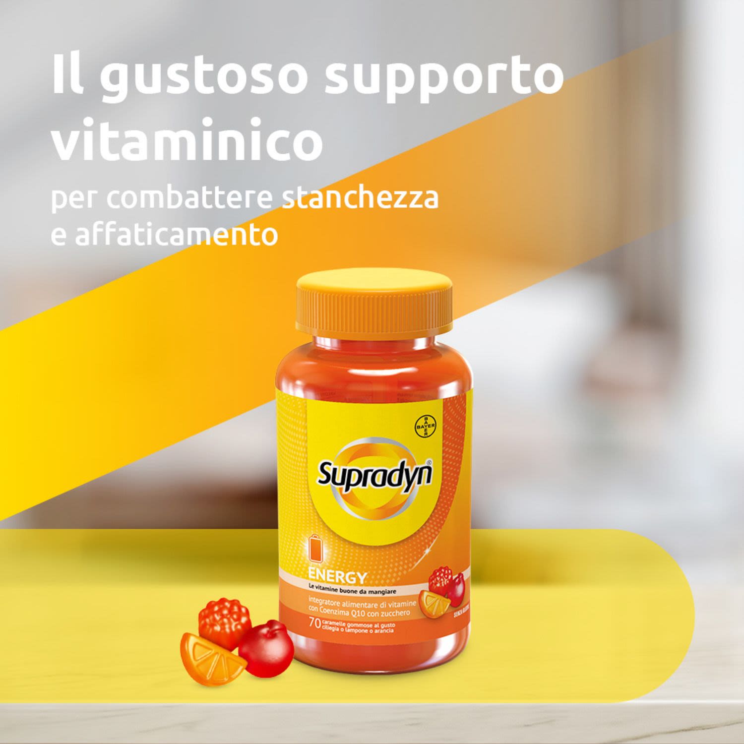 image - 924415235 - Supradyn Energy Integratore di Vitamine A B C D E e Coenzima Q10 70 Caramelle Gommose - 7854772_4.jpg