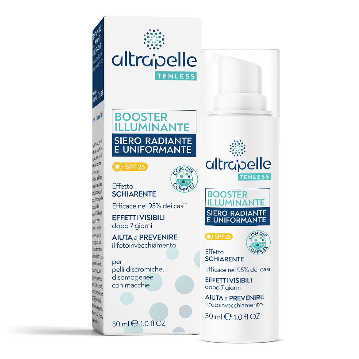 Altrapelle Tenless Booster Illuminante Siero Radiante Uniformante 30ml