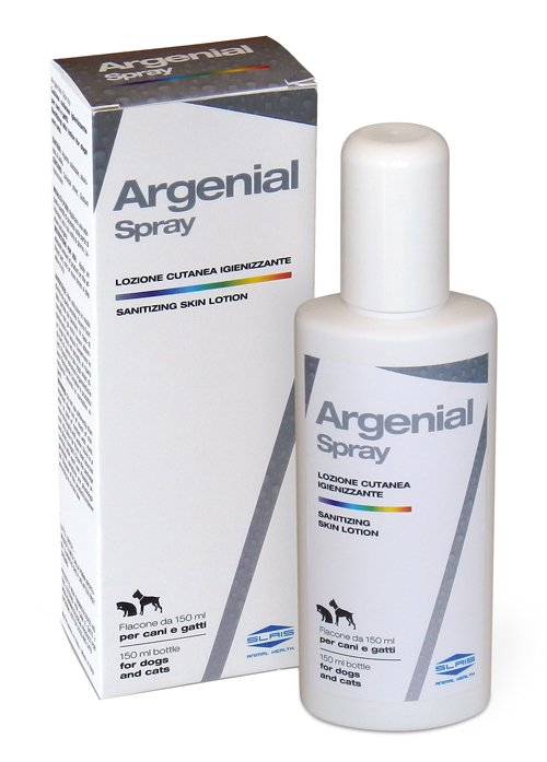 Argenial Spray Lozione della pelle Igienizzante Cani E Gatti 150ml