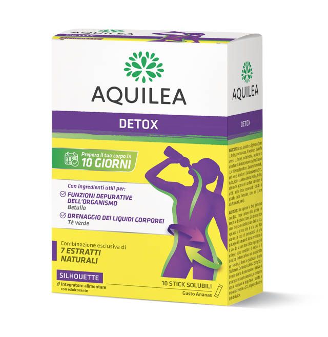 Aquilea Detox Integratore Depurativo 10 Stick