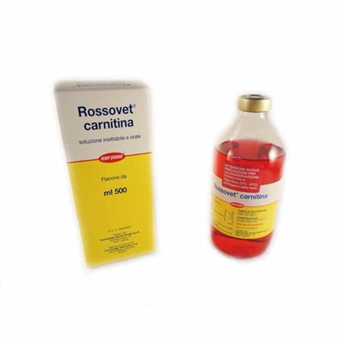 image - 100240023 - ROSSOVET CARNITINA*INIET orale soluz 1 flacone 500 ml bovini equini suini ovini caprini cani gatti - 7889130_1.png