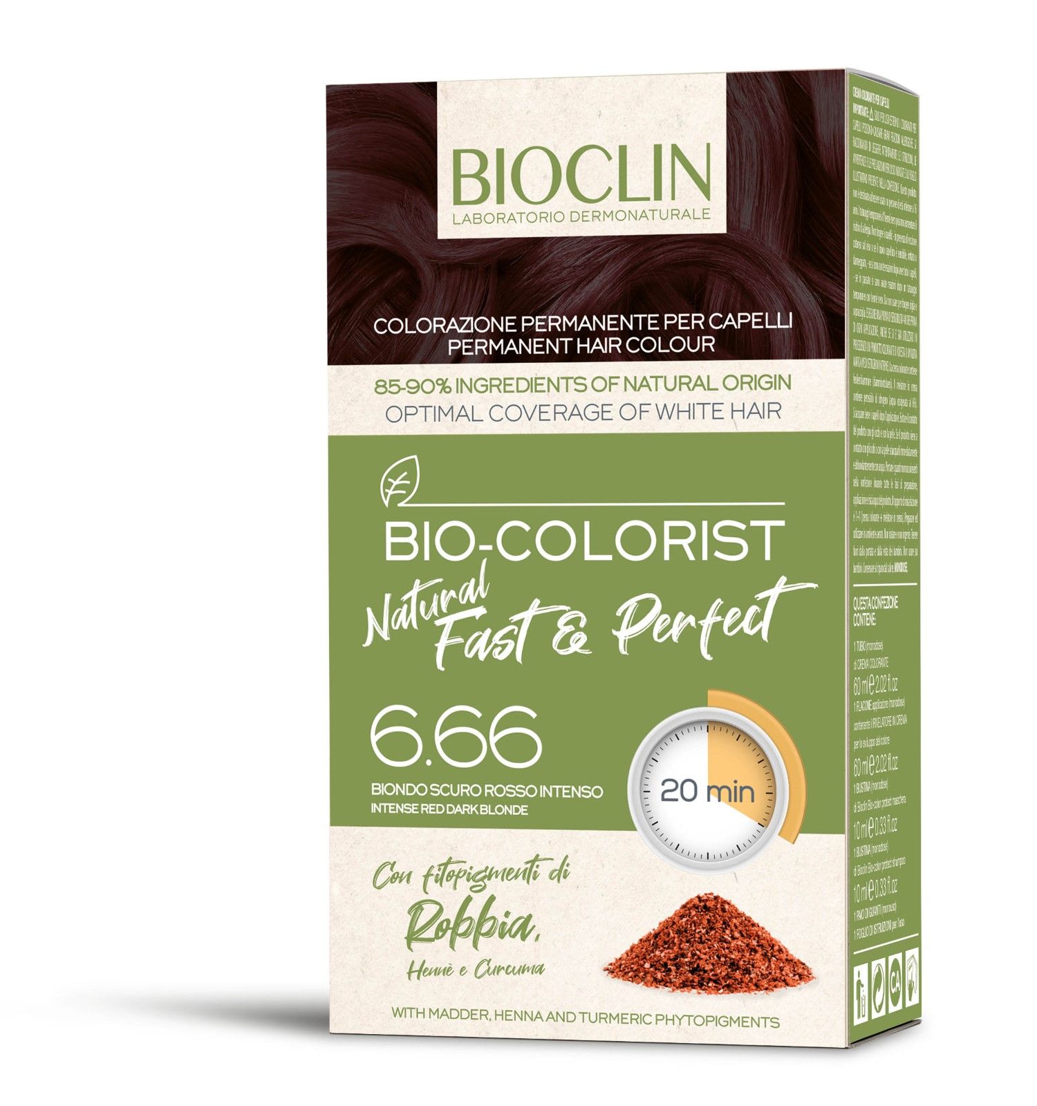 Bioclin Bio Colorist Fast And Perfect Tinta Capelli Colore Biondo Scuro Rosso Intenso