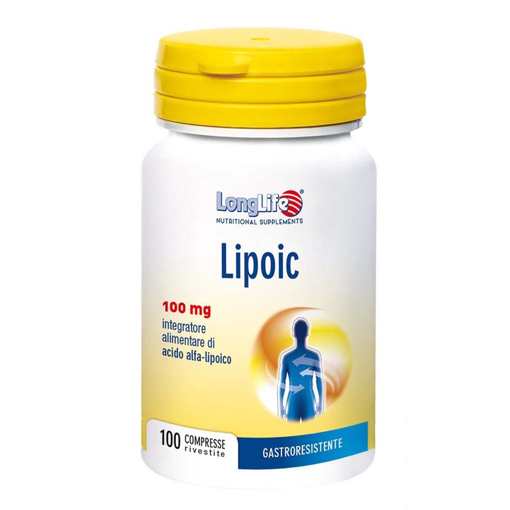 Longlife Lipoic Integratore Tonificante 100 Capsule