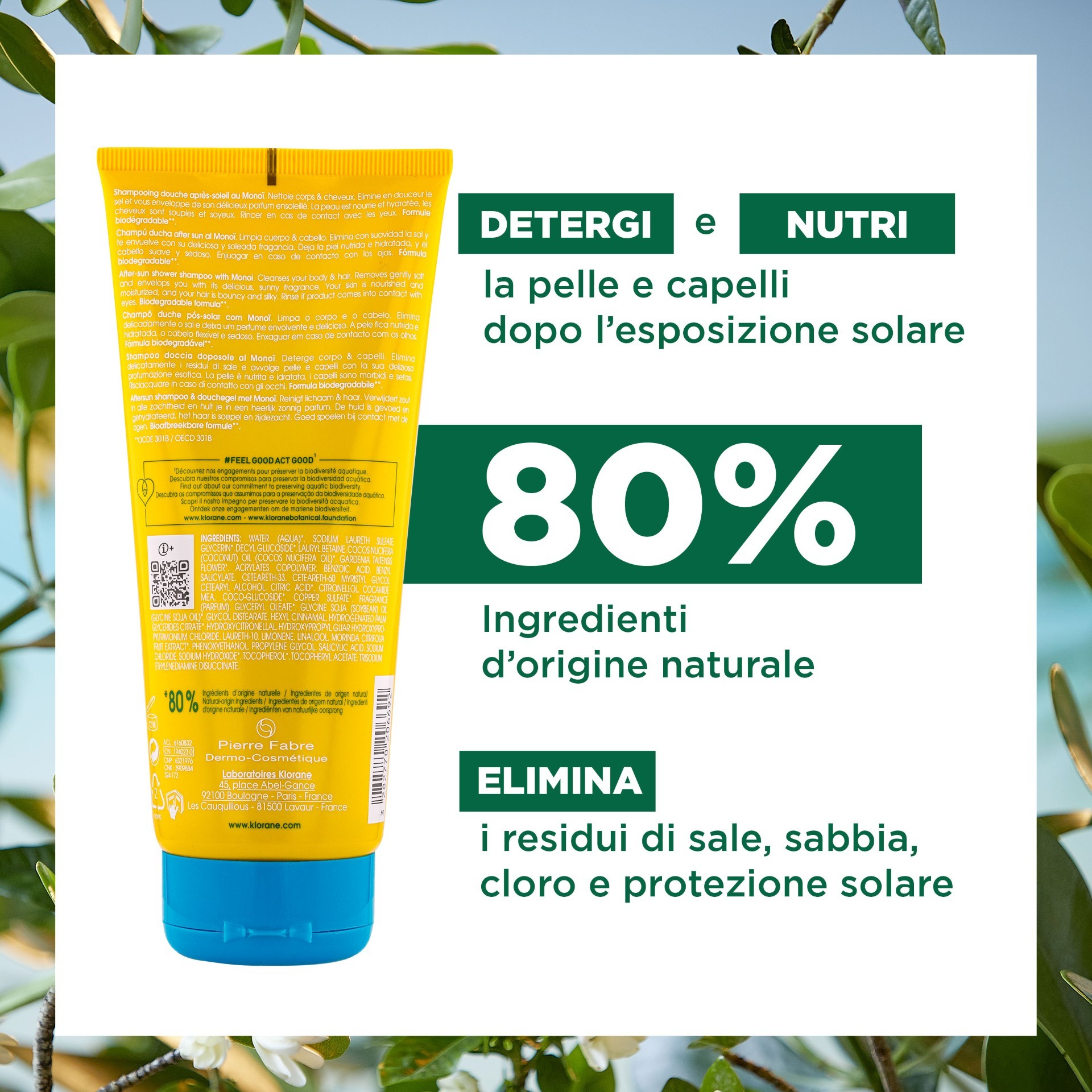 image - 977021880 - KLORANE SHAMPOO DOCCIA DOPOSOLE CORPO/CAPELLI 200ML - 4702739_5.jpg