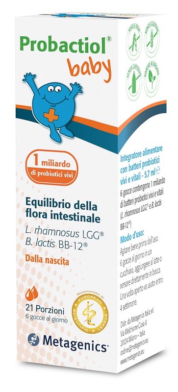 Metagenics Probactiol Baby Flora Intestinale Gocce 5ml 21 Porzioni