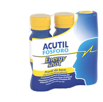 Acutil Fosforo Energy Shot Integratore 3x60ml