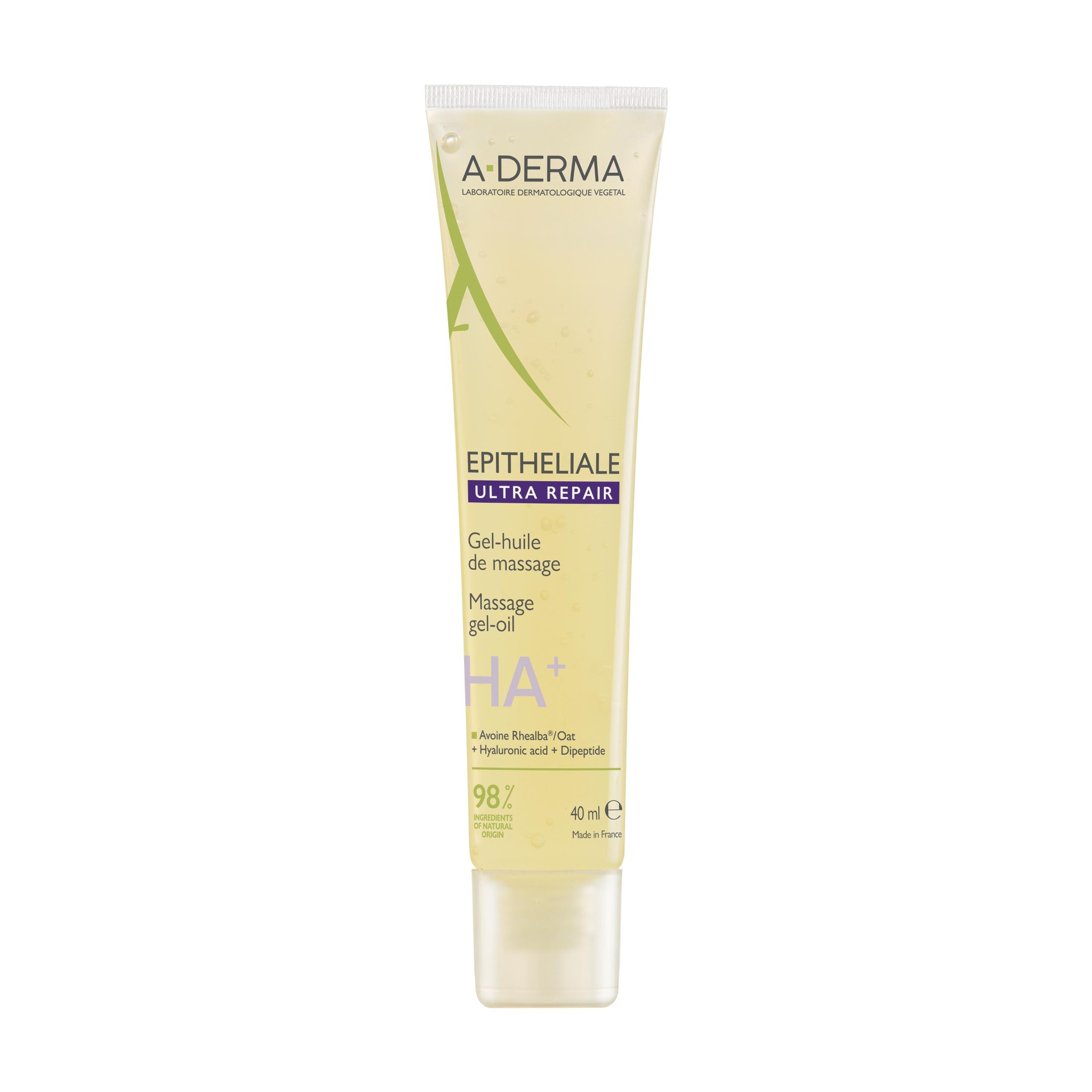 A-derma Epitheliale Ah Duo Massage Gel-olio Massaggio 40ml