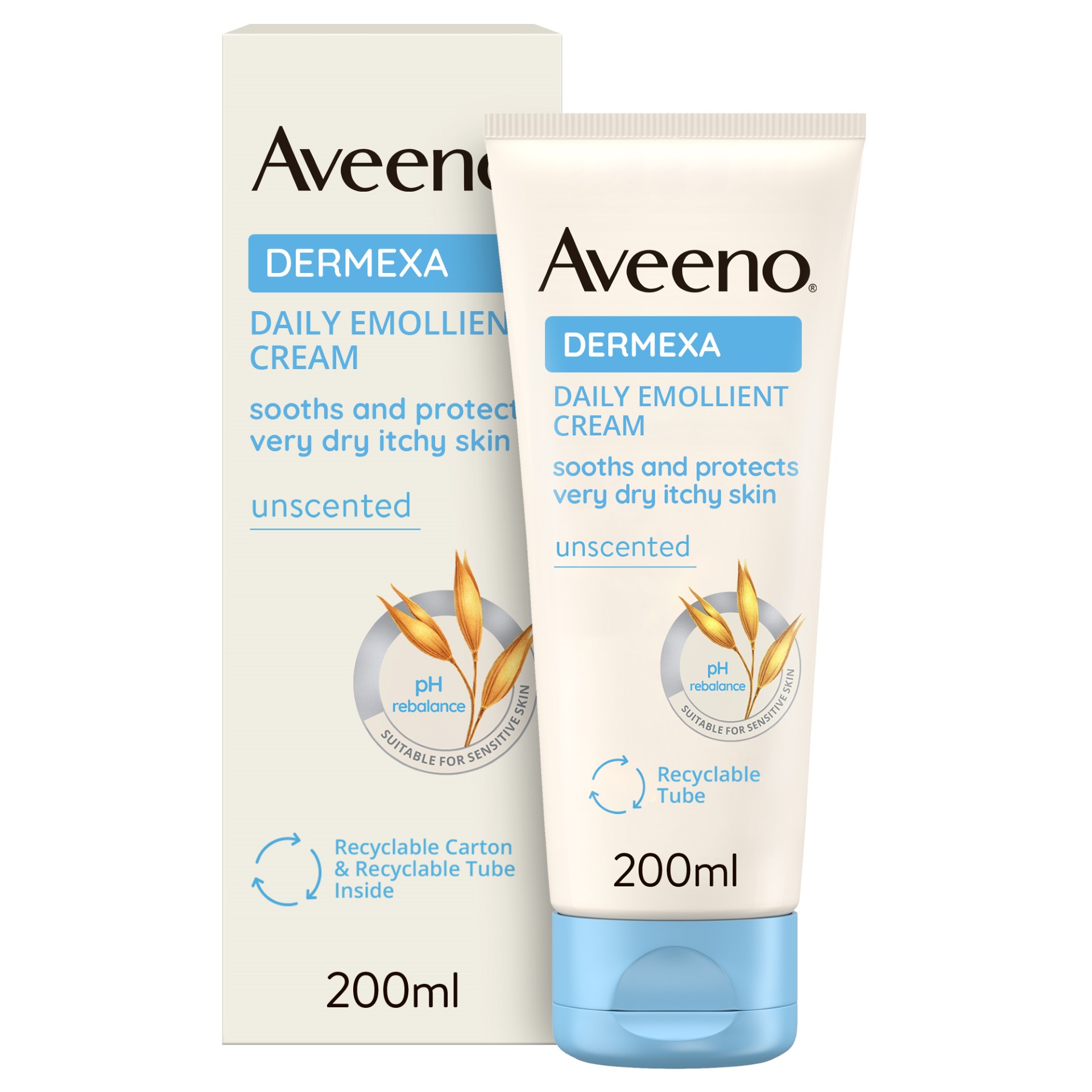 Aveeno Dermexa Crema Idratante Pelle A Tendenza Atopica Senza Profumo 200ml
