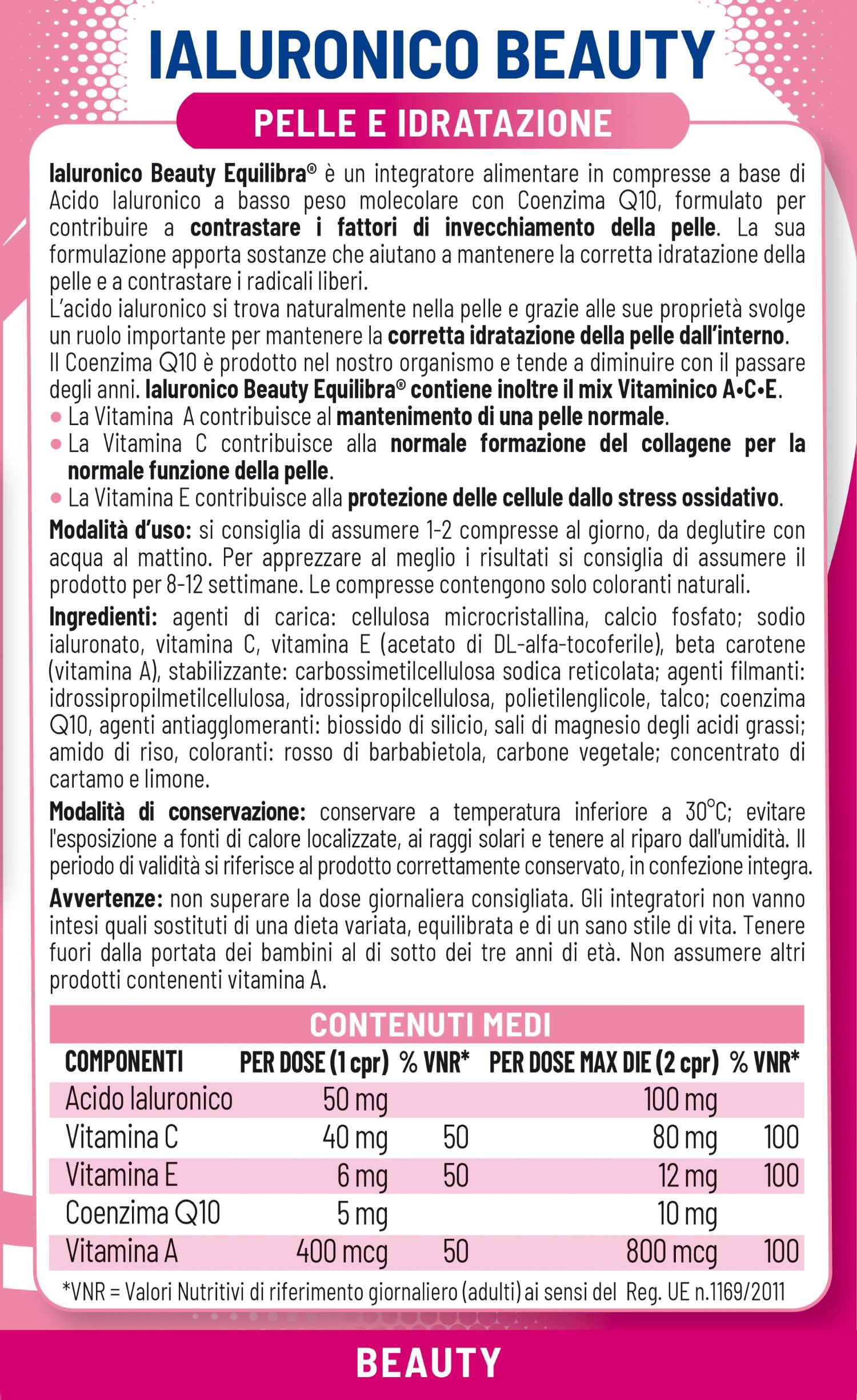 image - 984206173 - Equilibra Ialuronico Beauty Integratore pelle 30 compresse - 4740499_3.jpg