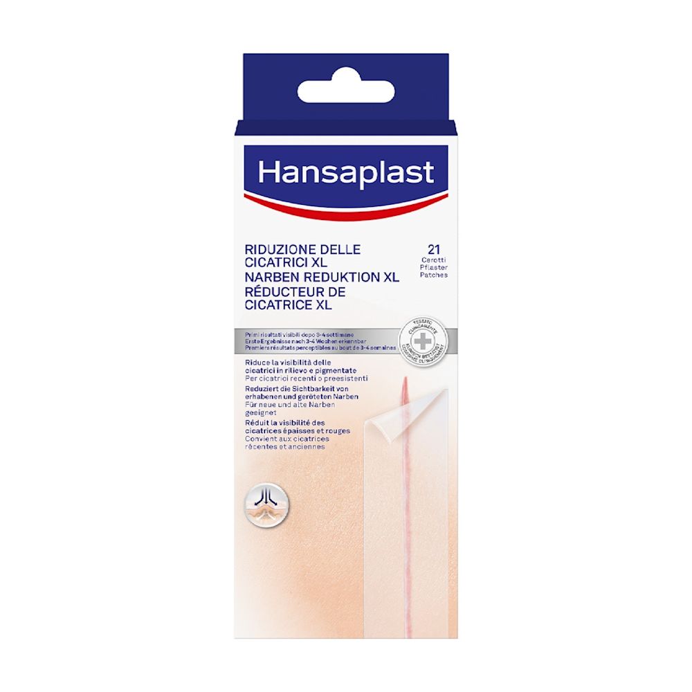 987876063 - CEROTTO RIDUZIONE DELLE CICATRICI XL HANSAPLAST 21 PEZZI - 0005637_3.jpg