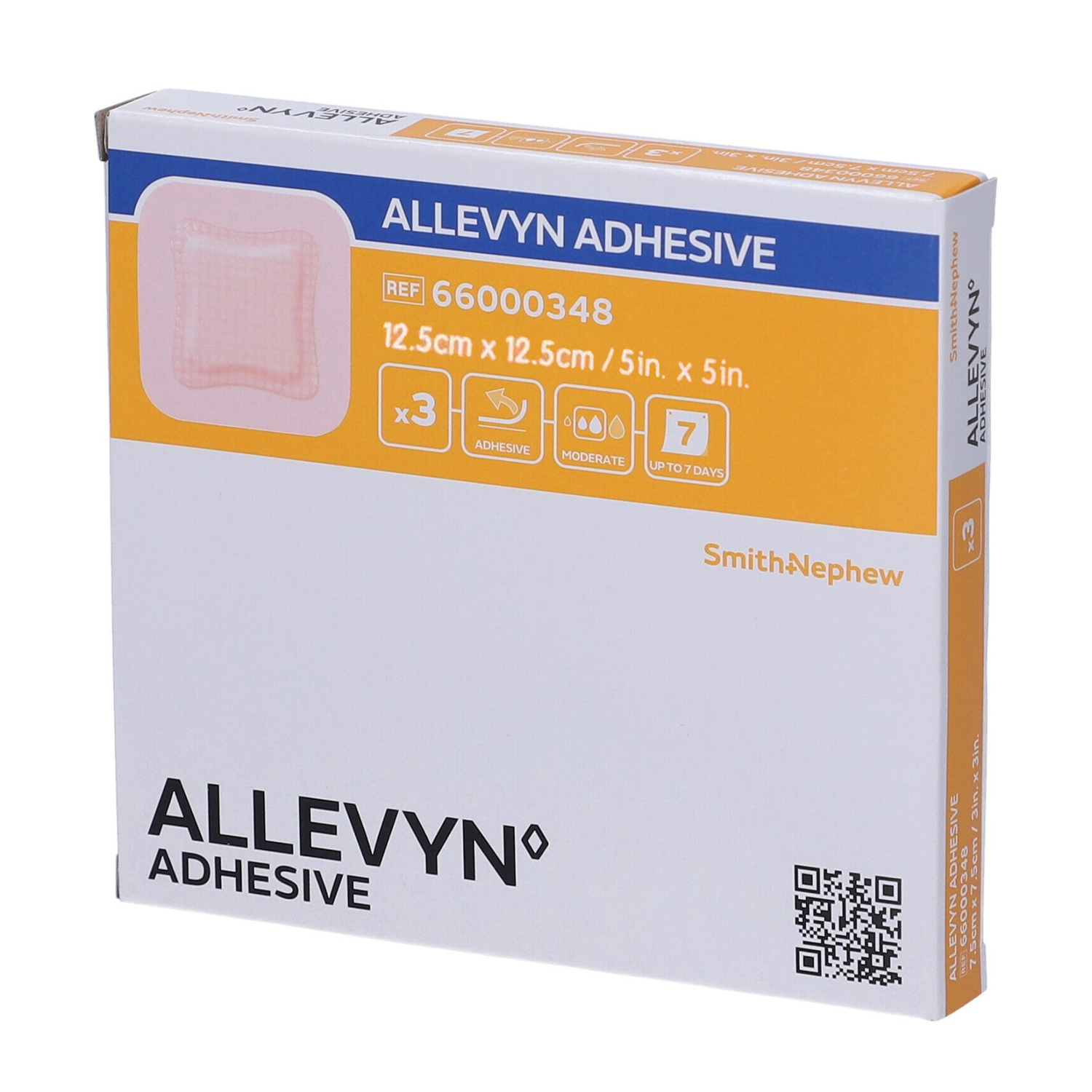 image - 901603833 - Medicazione idrocellulare adesiva sterile con schiuma di poliuretano a struttura tristratificata, 12,5x12,5cm, confezione da 3 pezzi. - 7882613_2.jpg