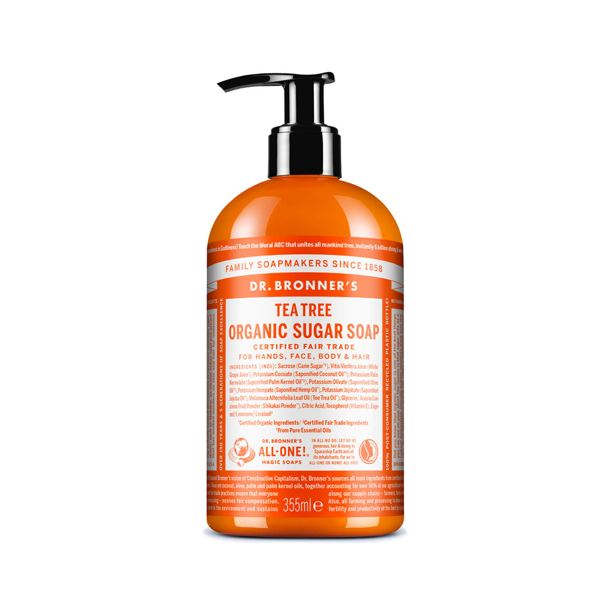 image - 927147381 - DR BRONNER'S ORGANIC SUGAR SOAP TEA TREE 355 ML - 4760061_2.jpg