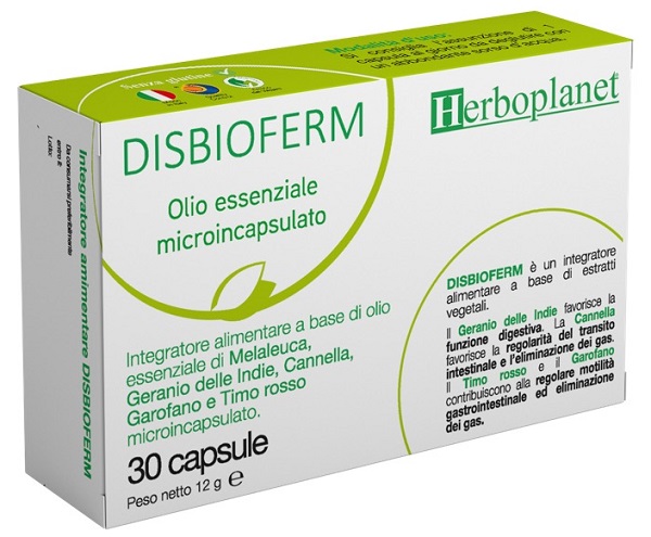 Disbioferm Integratore Funzione Digestiva 30 Capsule