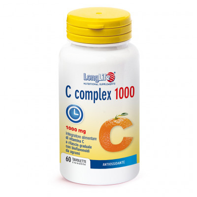 Longlife C Complex 1000 Integratore a base di Vitamina C 60 Tavolette