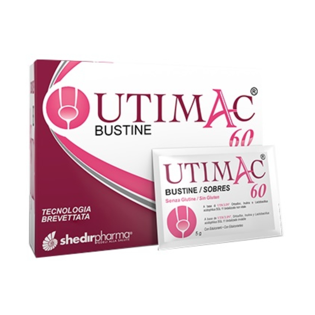 Utimac 60 Integratore Vie Urinarie Con D-mannosio E Cranberry 14 Bustine