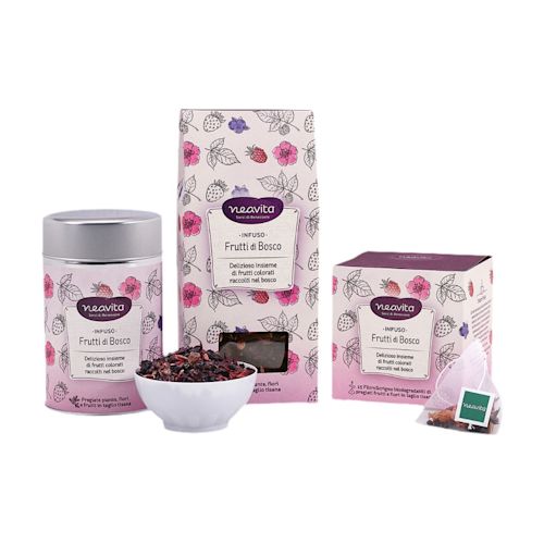 image - 926057579 - Ricarica da 100g di infuso ai frutti di bosco, una miscela di bacche e fiori in taglio tisana per preparare un infuso dal gusto intenso e avvolgente. - 4869428_2.jpg