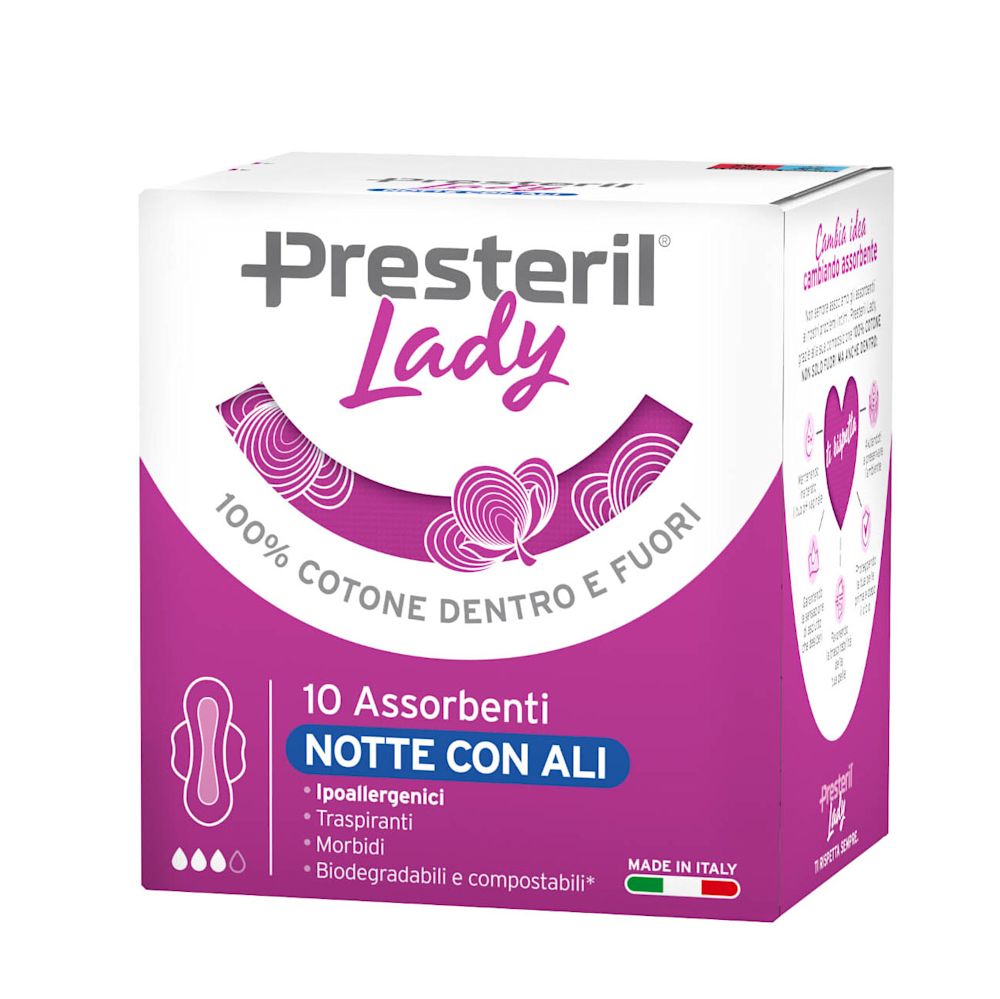 983674449 - LADY PRESTERIL ASSORBENTI NOTTE CON ALI RIPIEGATI BIODEGRADABILI 10 PEZZI - 4709317_1.jpg