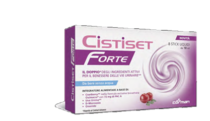 Cistiset Forte Integratore Vie Urinarie 8 Stick