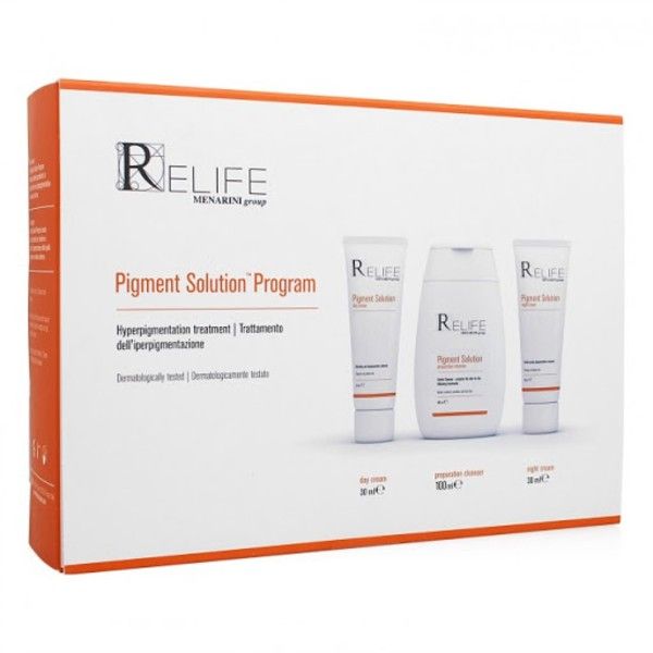 Relife Pigment Solution Program Kit Crema Giorno+crema Notte+Detersione viso