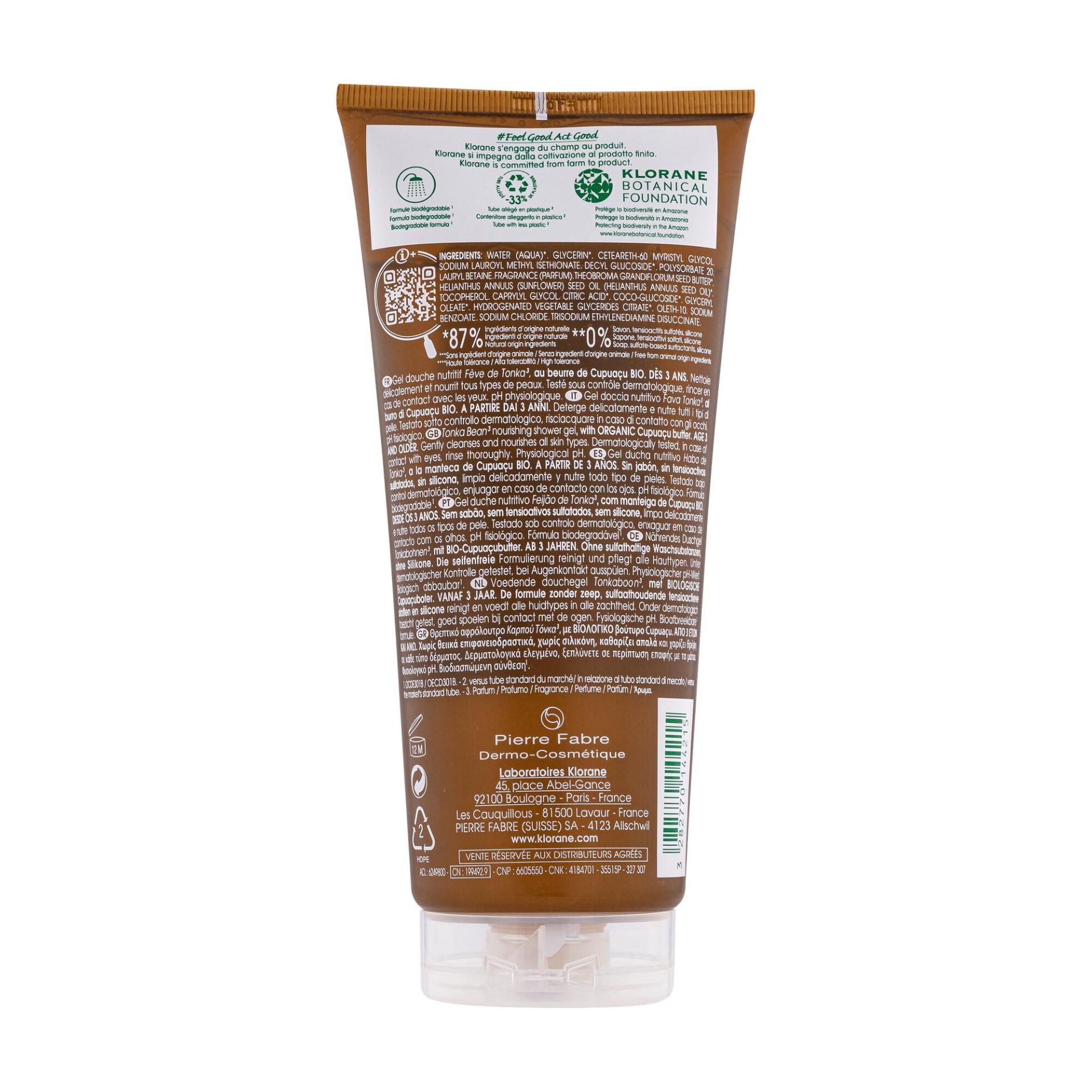 image - 981391333 - KLORANE GEL DOCCIA FAVA DI TONKA 200 ML - 4706503_7.jpg