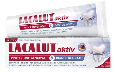 Lacalut Aktiv Protezione Gengivale & Bianco Delicato 75ml