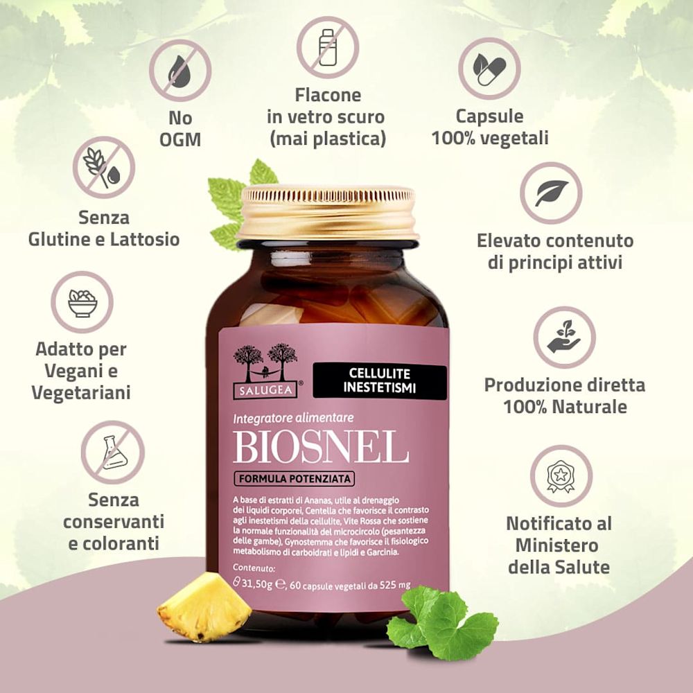 975867680 - SALUGEA BIOSNEL FORMULA POTENZIATA 60 CAPSULE VEGETALI - 4732839_7.jpg