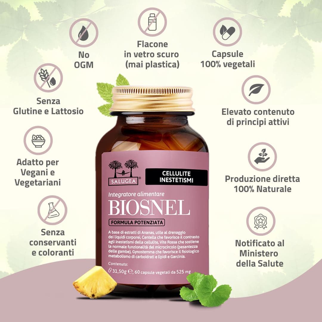 975867680 - SALUGEA BIOSNEL FORMULA POTENZIATA 60 CAPSULE VEGETALI - 4732839_7.jpg