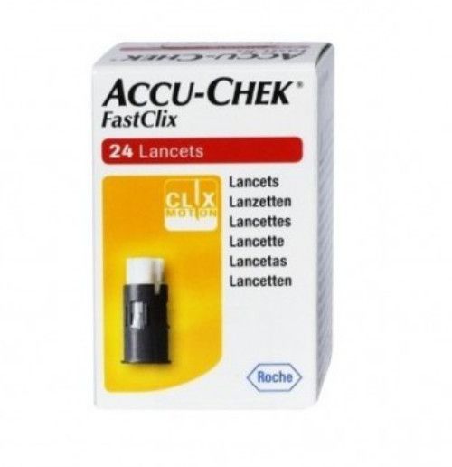 Accu-chek Fastclix 24 Lancette Pungidito