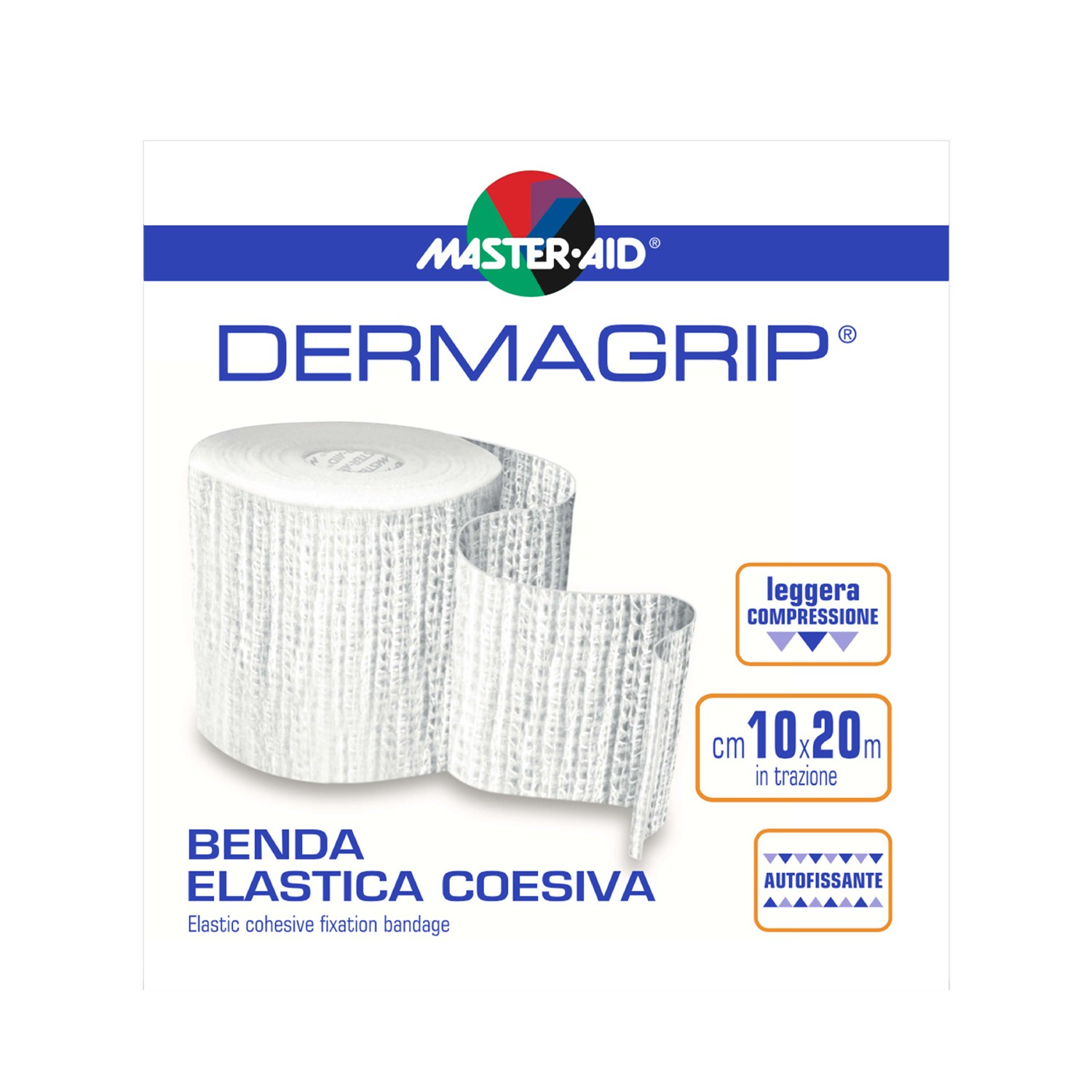 image - 932875711 - Benda elastica autobloccante in garza, ideale per il fissaggio di medicazioni e il supporto di articolazioni e muscoli. - 7895836_2.jpg