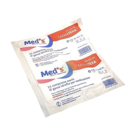 image - 931988063 - Compresse sterili di garza idrofila da 20 x 20 cm, ideali per medicazioni; pulire e disinfettare la zona interessata prima dell'applicazione. - 0007093_2.jpg