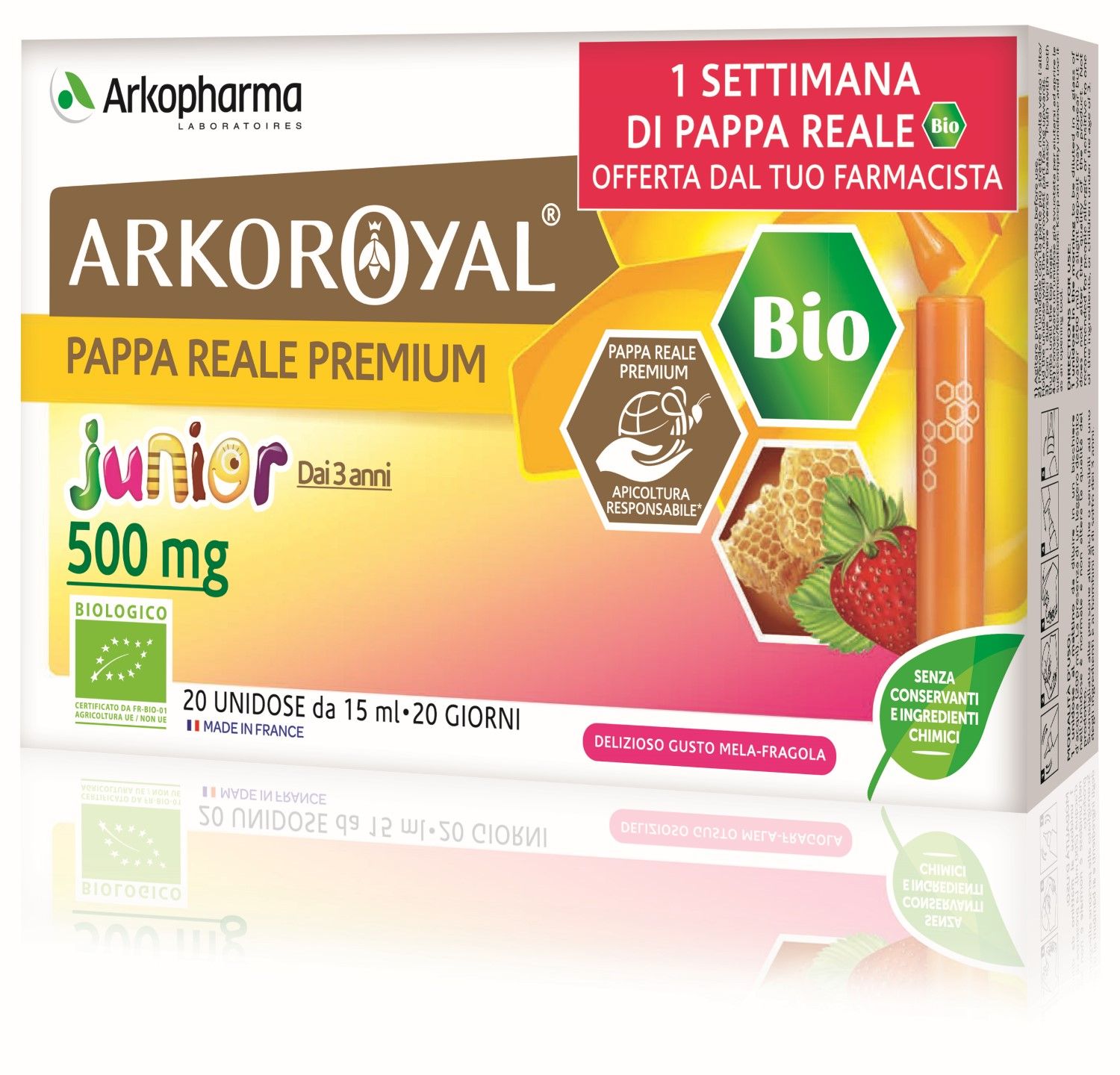 Arkoroyal Pappa Reale Bio Bambini 20 Fiale