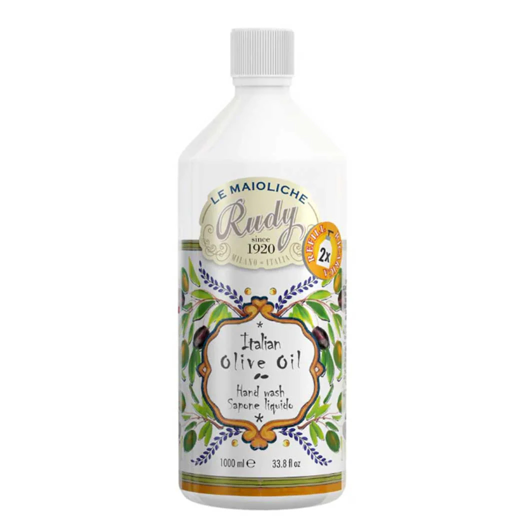 Maioliche Ricarica Sapone Liquido Mani Olio D'oliva 1 Litro