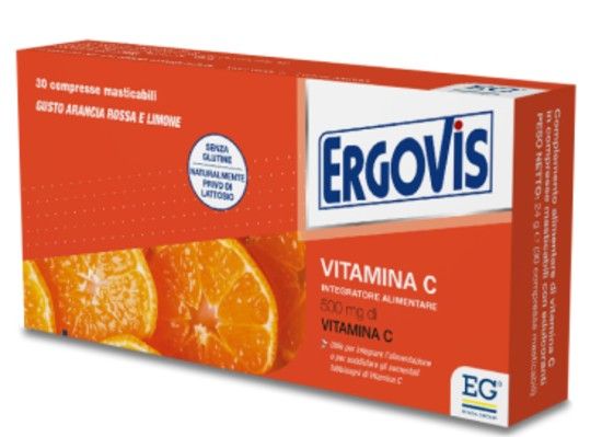 Ergovis Integratore Di Vitamina C 500mg 30 Compresse