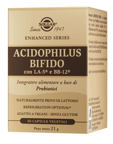 947091272 - Solgar Acidophilus Bifido Integratore Fermenti lattici 60 capsule - 4709095_2.jpg