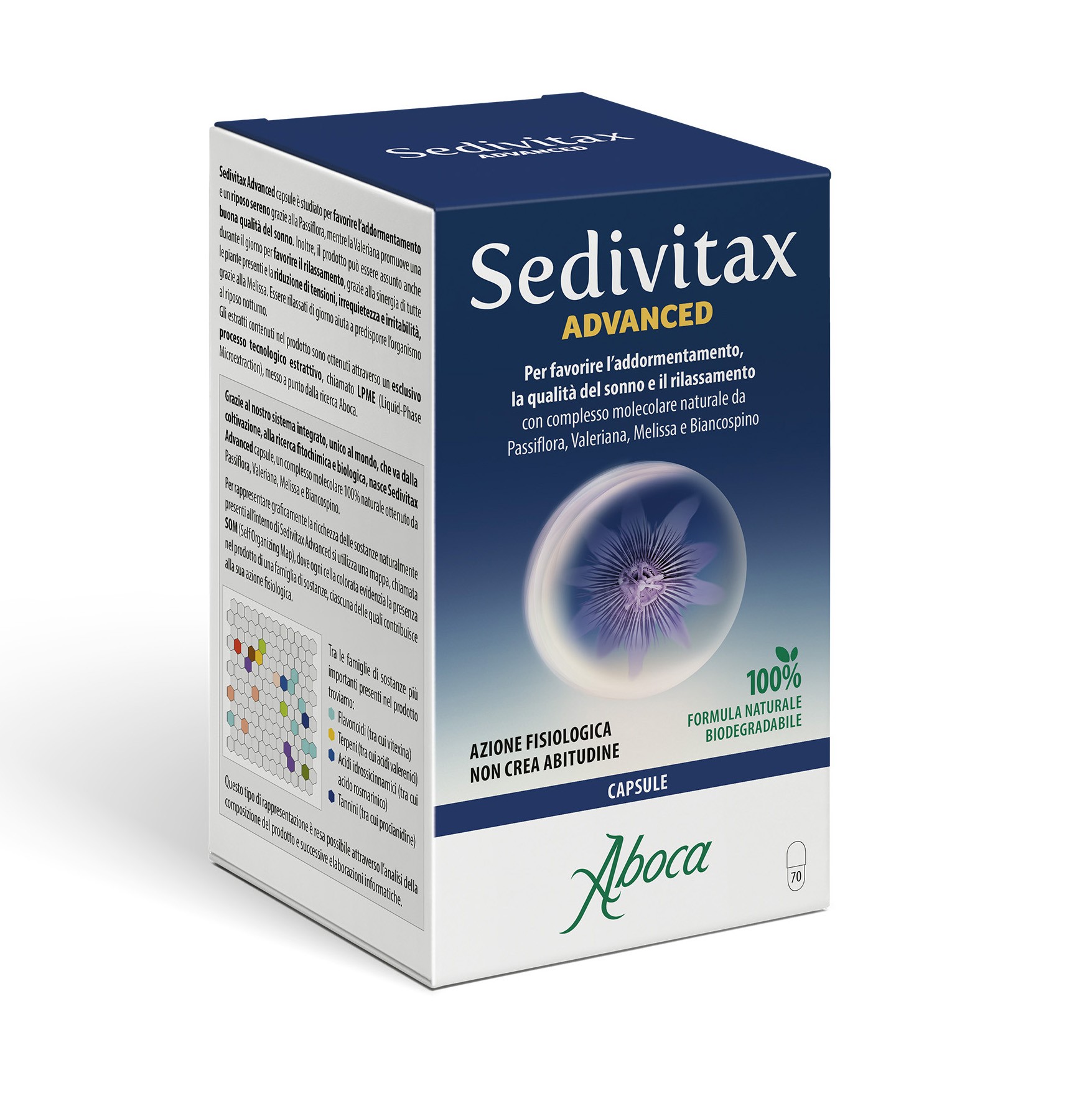 Sedivitax Advanced Integratori Aboca Sonno E Ansia 70 Capsule