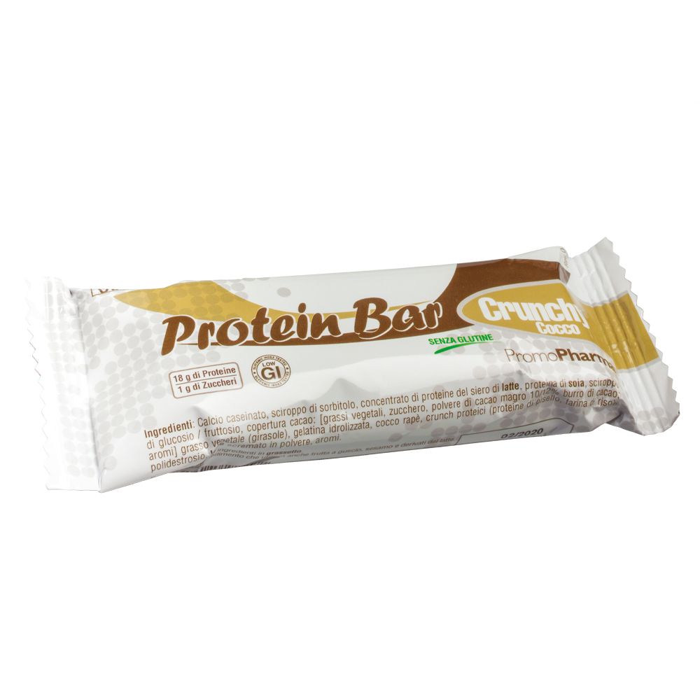 Barretta proteica Crunchy Cocco Barretta energetica 45g