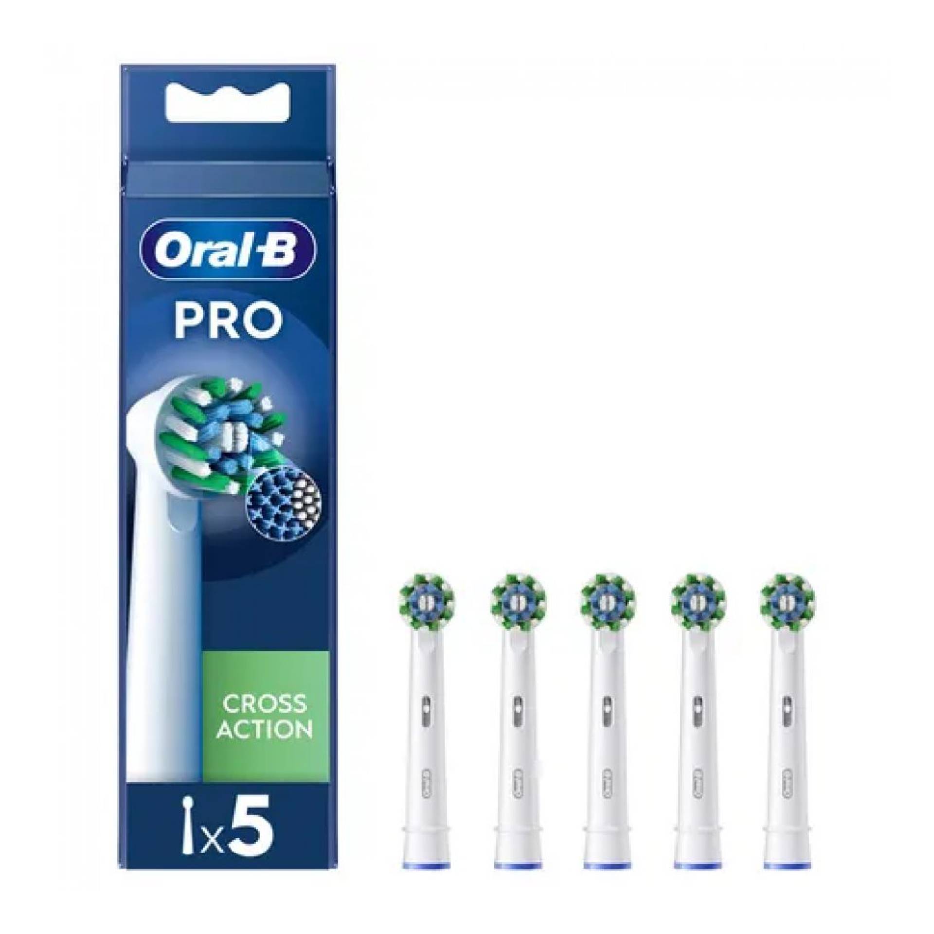 Oral-b Refill Power Eb50-5 Cross Action Tesine 5 Pezzi