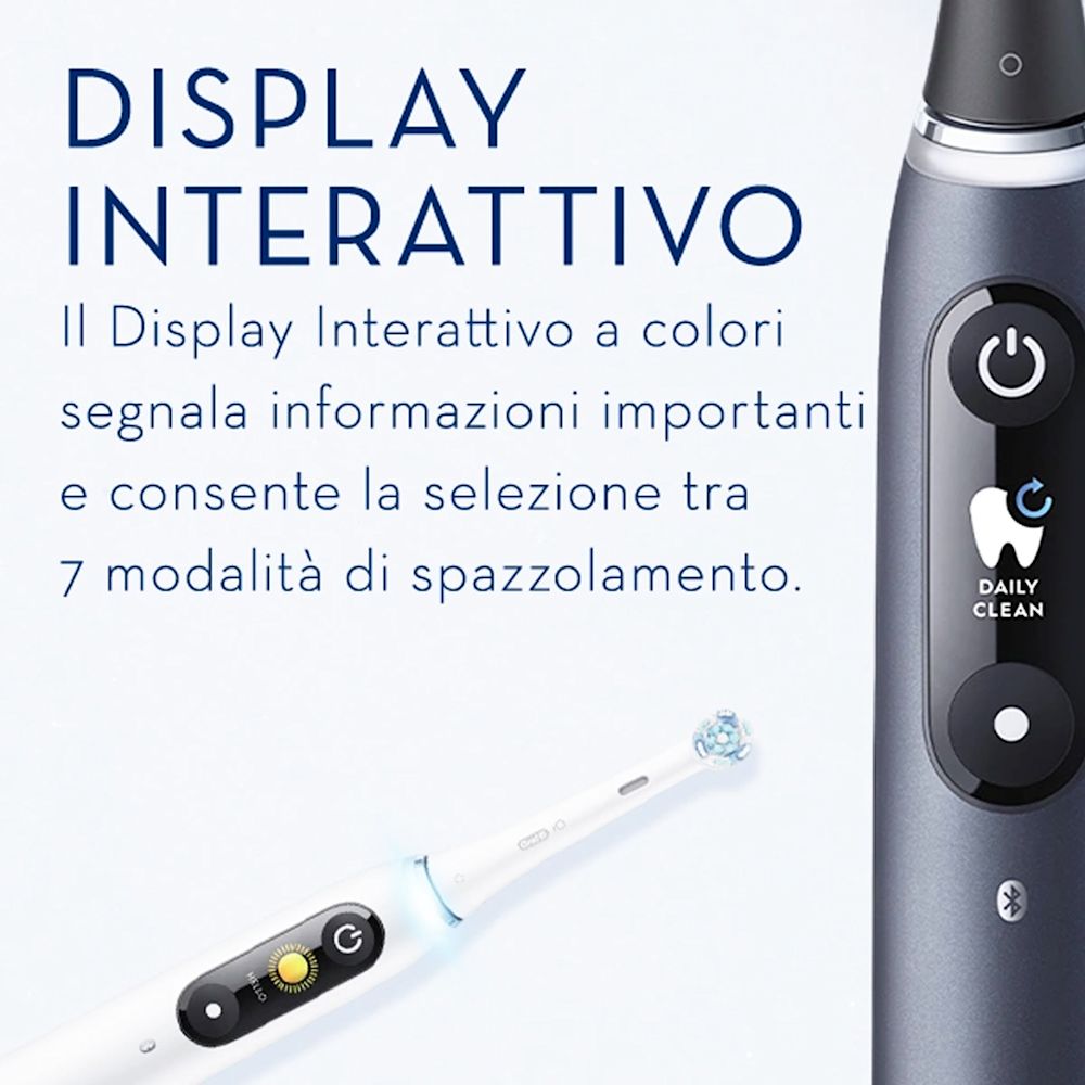 image - 984825125 - ORAL-B IO 9 WHITE SPAZZOLINO ELETTRICO + 2 REFILL TESTINE CON CUSTODIA DA VIAGGIO - 4741376_3.jpg