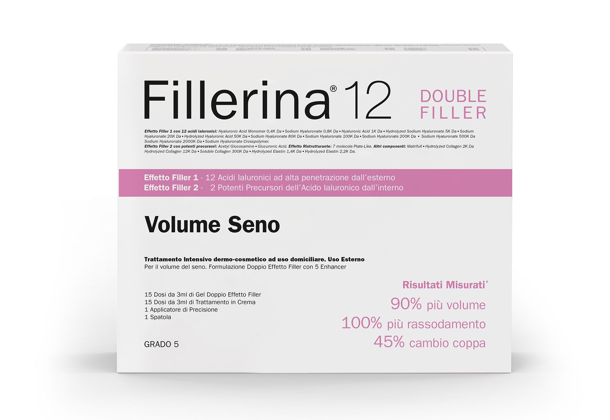 Fillerina Volume Seno 12 Ha Double Filler Trattamento Intensivo Grado 5