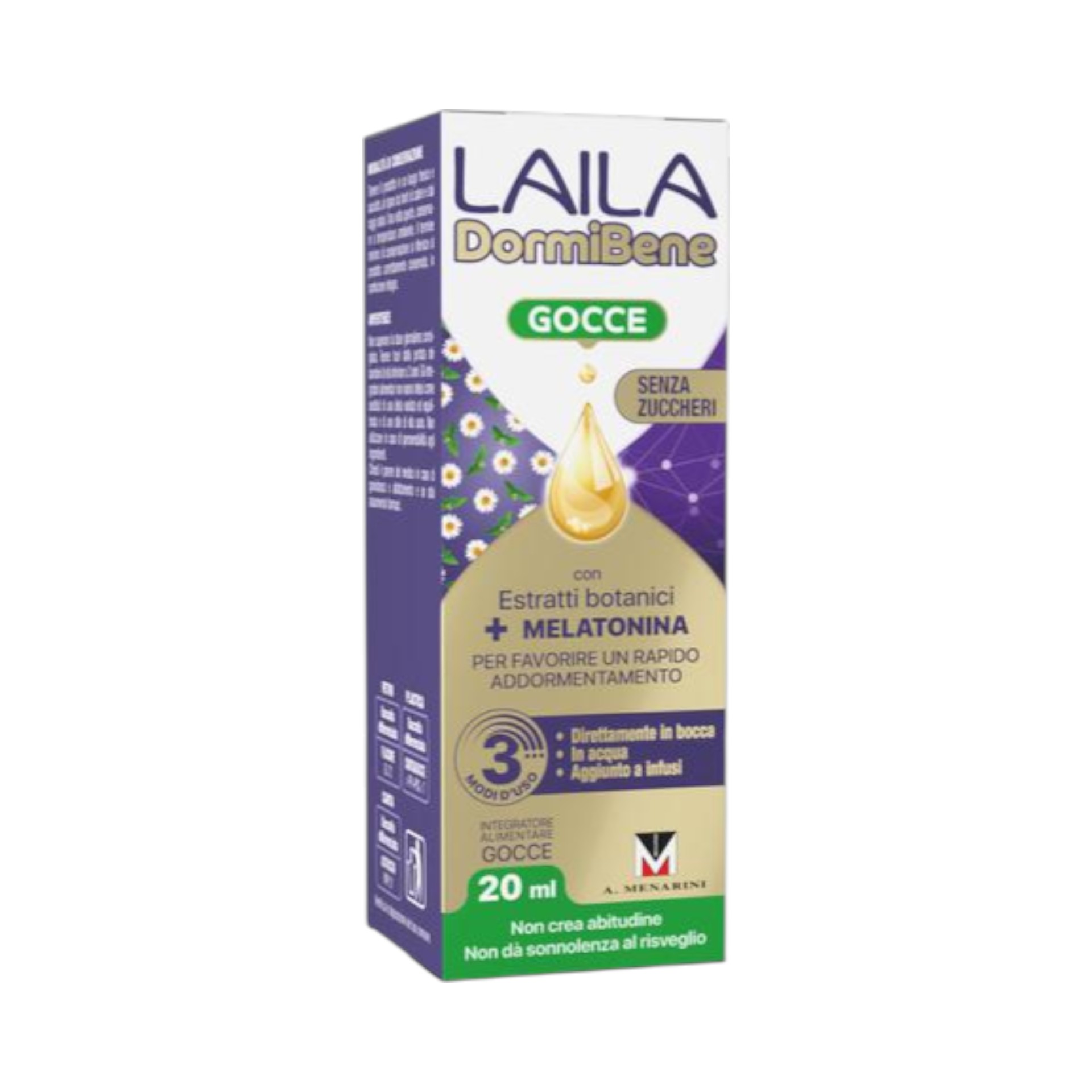 Laila Dormibene Gocce Integratore Sonno E Rilassamento Rapido 20ml