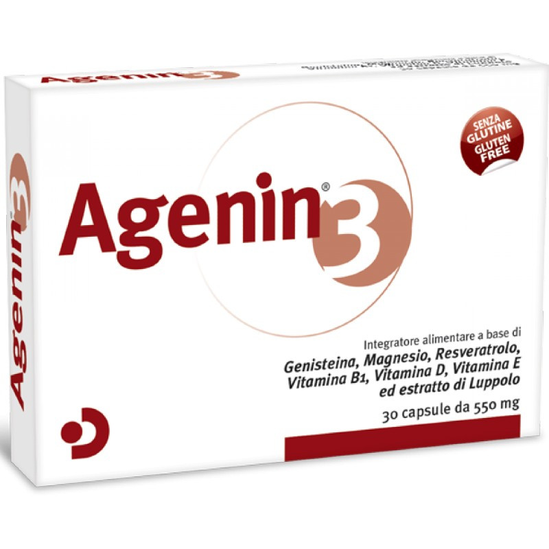 Agenin 3 Integratore Alimentazione Senza Glutine 30 Capsule